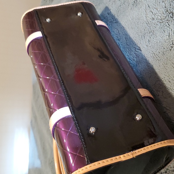 NWT Bravo purple leather handbag - Picture 6 of 14